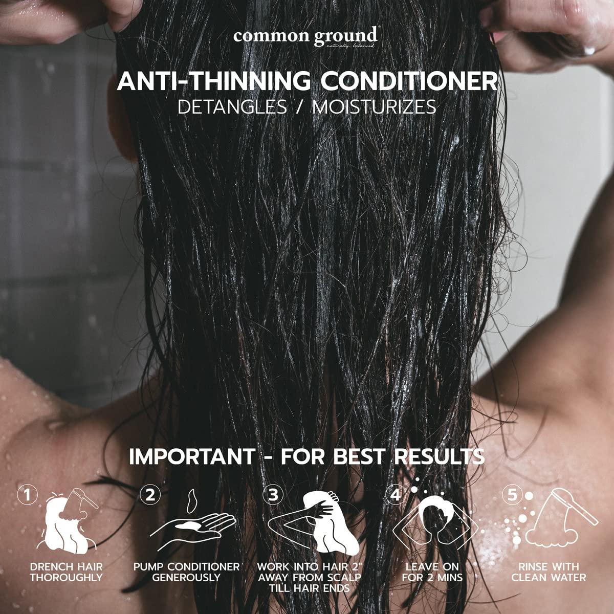 Acondicionador Natural Anti-Caída Common Ground 500ml Vegano