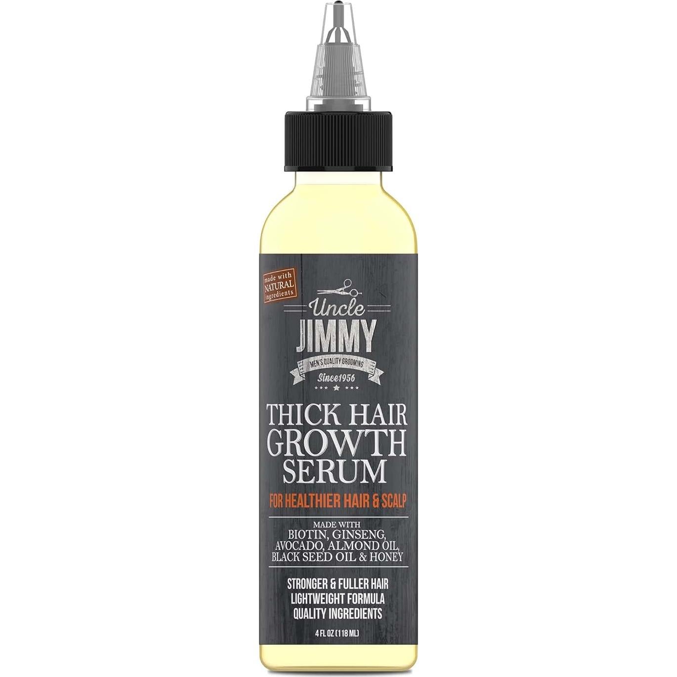 Suero para Crecimiento del Cabello Uncle Jimmy Thick 118 ml