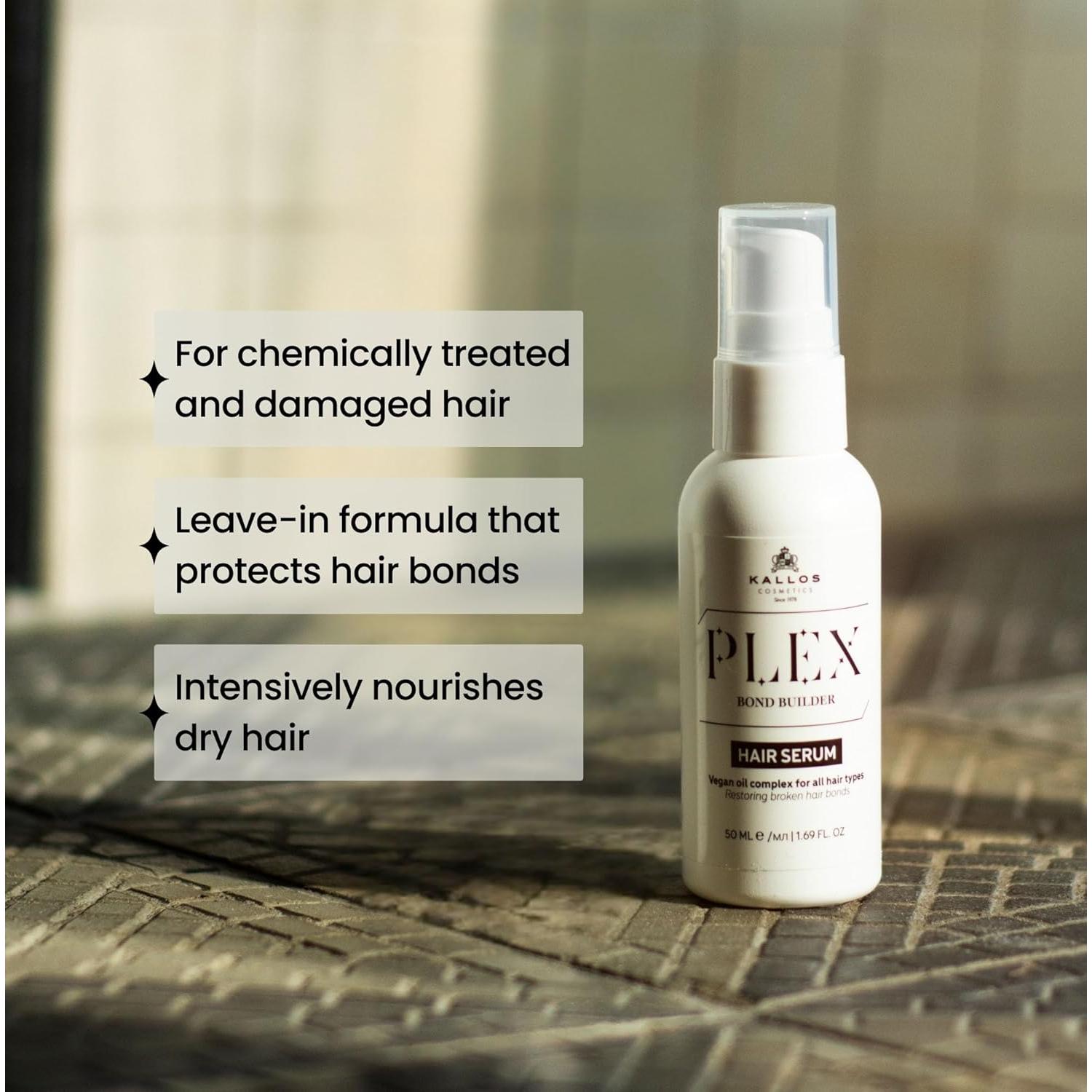 Suero Kallos Plex Bond Builder 50 ml para Puntas Secas