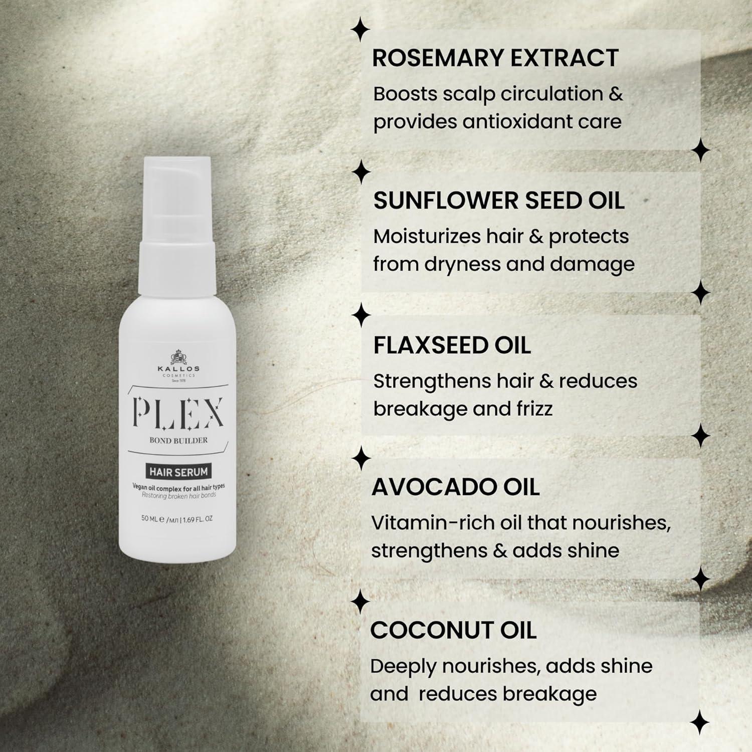 Suero Kallos Plex Bond Builder 50 ml para Puntas Secas