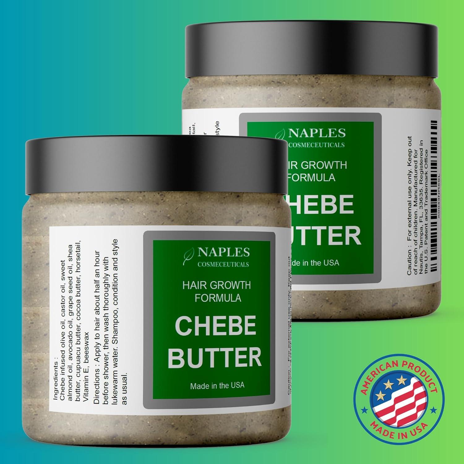 Mantequilla de Chebe Natural 227g - Fortalecedor Capilar Sin Fragancia