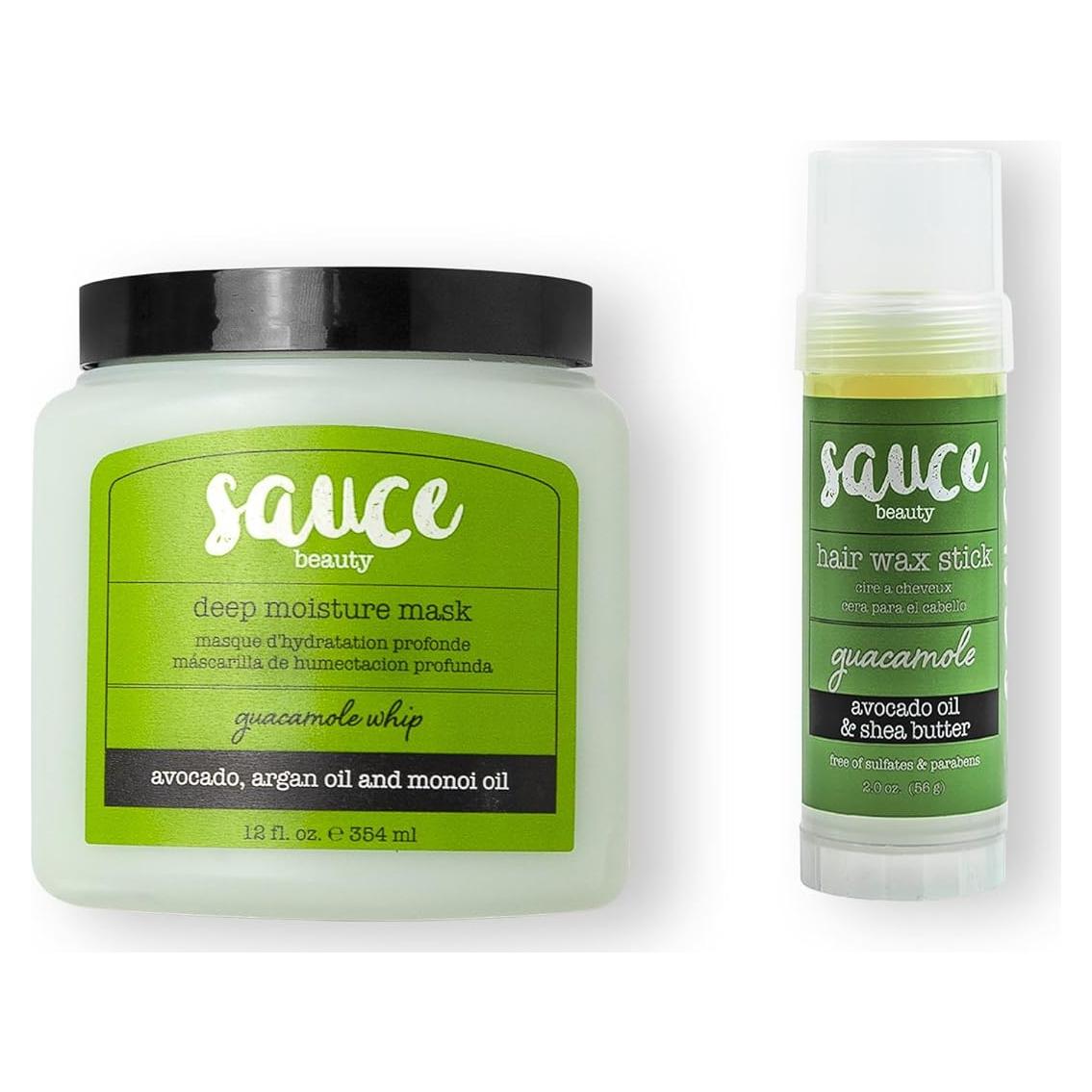 Mascarilla y Barra de Cera Guacamole Sauce Beauty - Hidratación Profunda