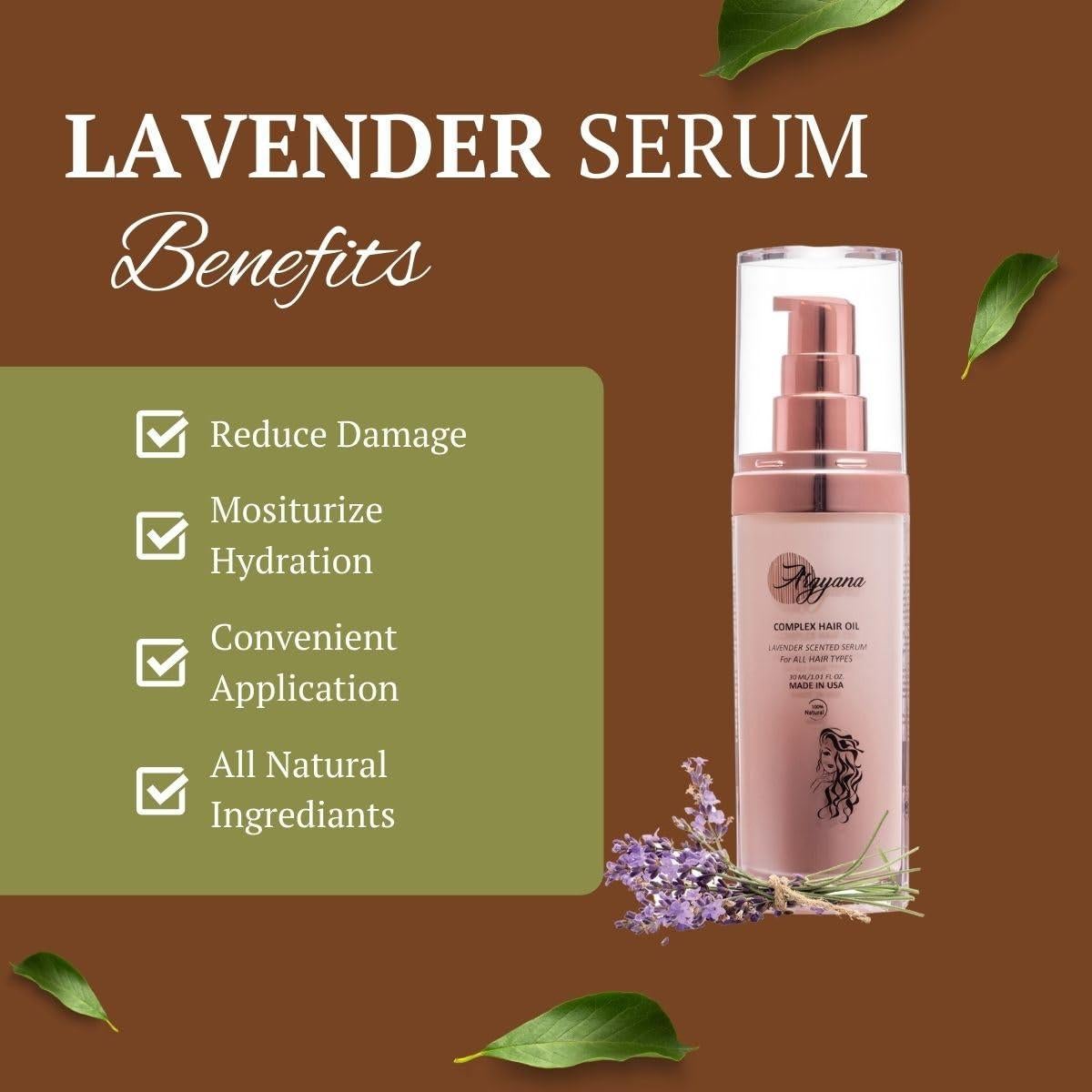 Suero Reparador Anti-Frizz Argyana 30 ml para Cabello Dañado