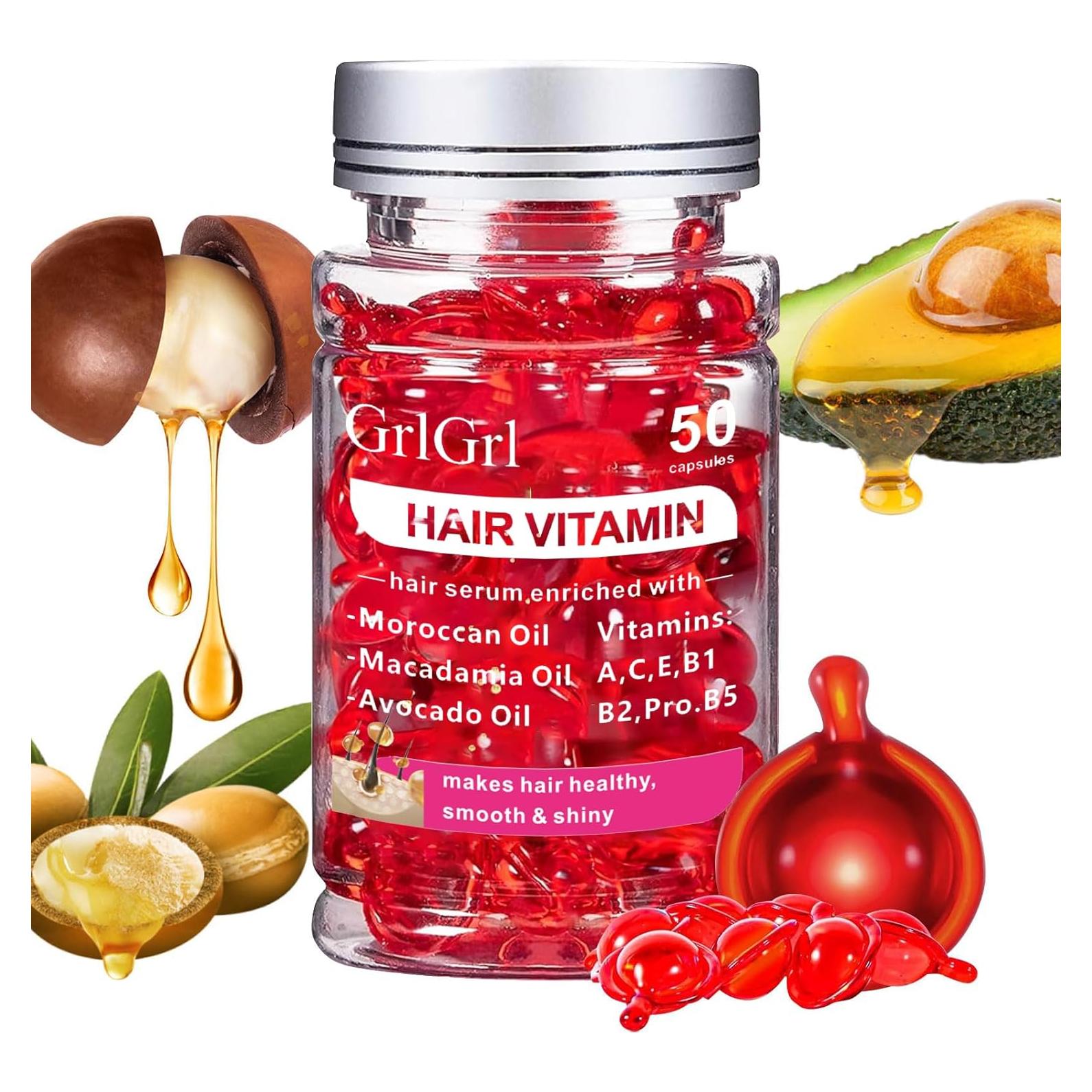 Cápsulas Suero Vitamínico para Cabello Grlgrl 50 Unidades