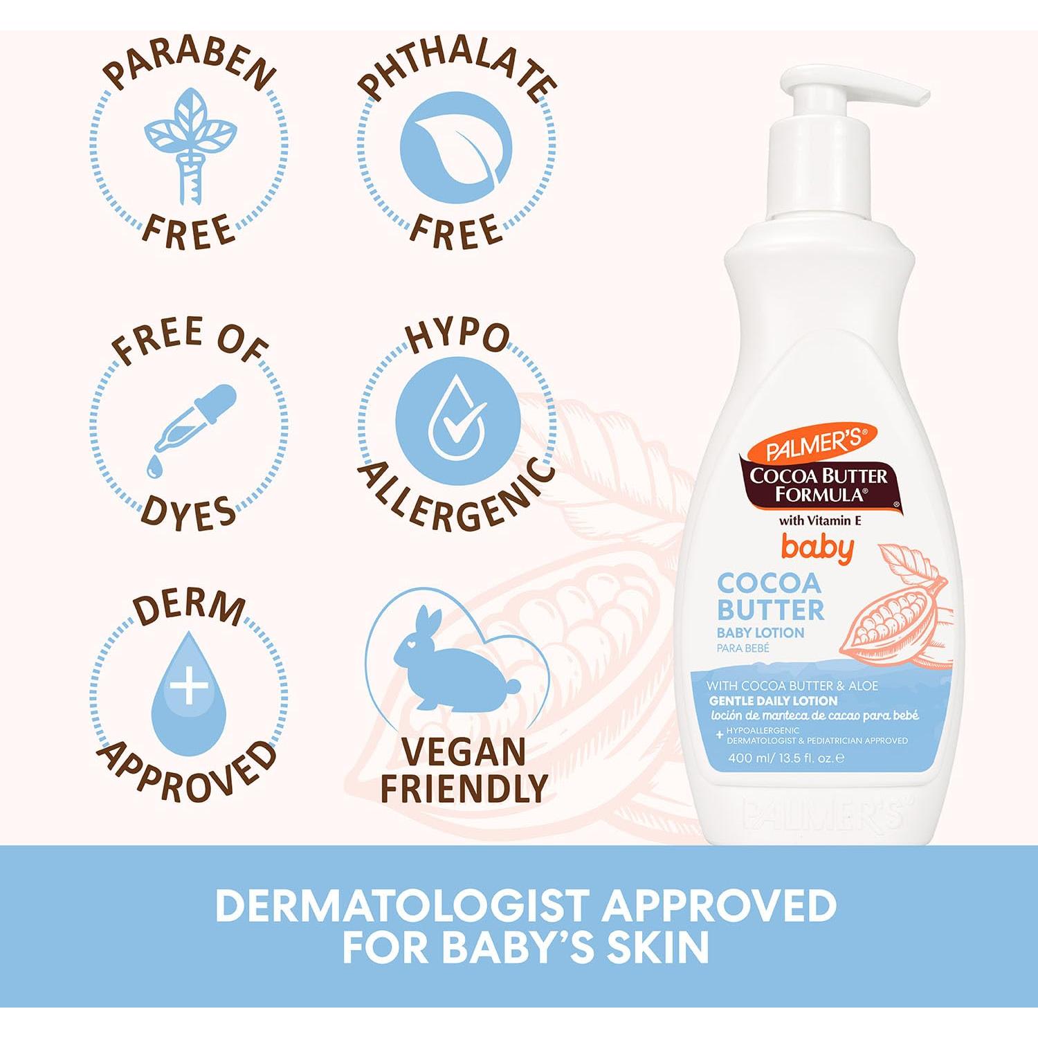 Loción Corporal para Bebés Palmer's Manteca de Cacao 400 ml