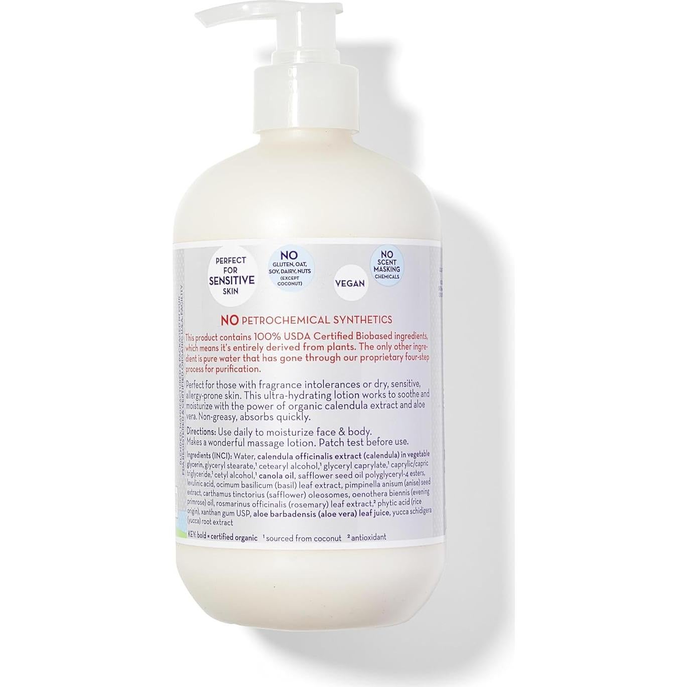 Loción Super Sensible California Baby 562 mL Hipoalergénica