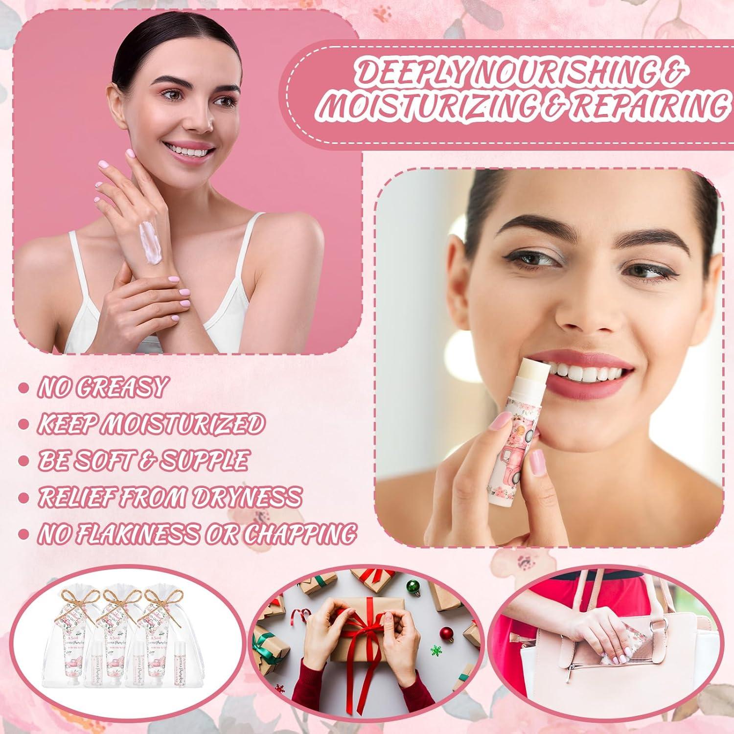 Set de Crema de Manos y Bálsamo Labial Dansib 24 Piezas