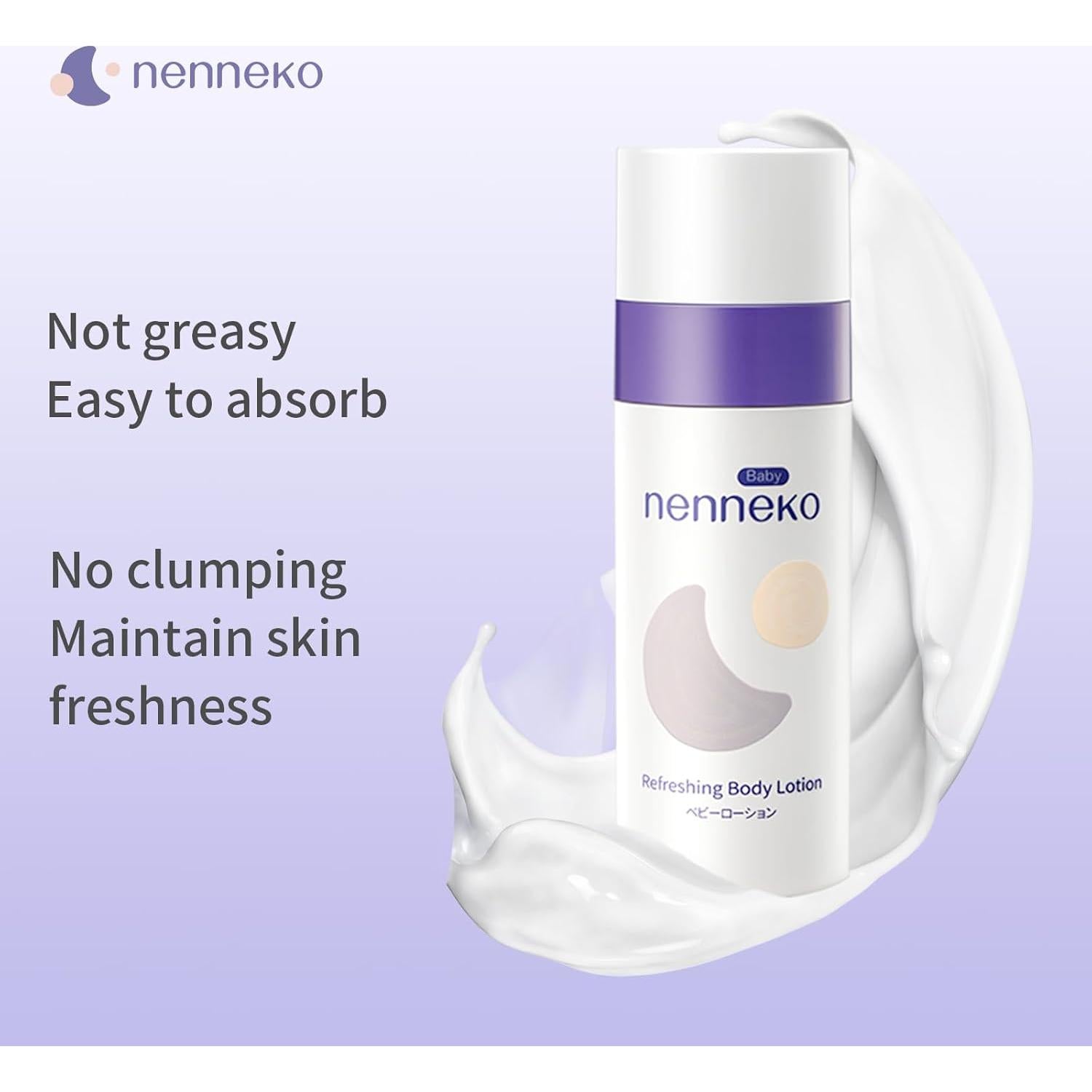 Polvo para Bebés NENNEKO 185g - Natural, Sin Talco, Hidratante