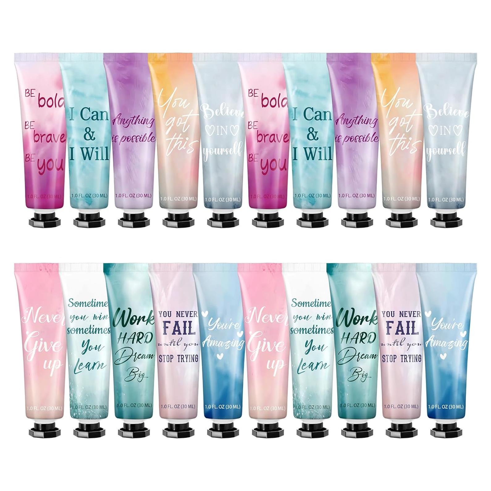 Set de 20 Cremas de Manos Inspiracionales Leelosp 30 ml