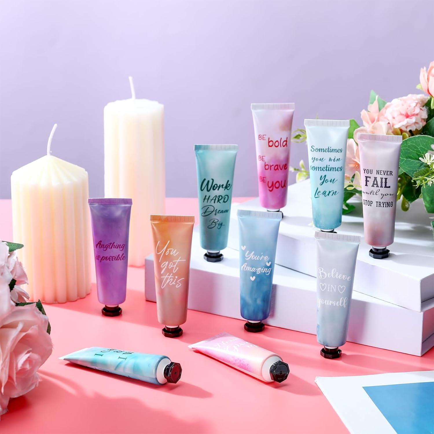 Set de 20 Cremas de Manos Inspiracionales Leelosp 30 ml