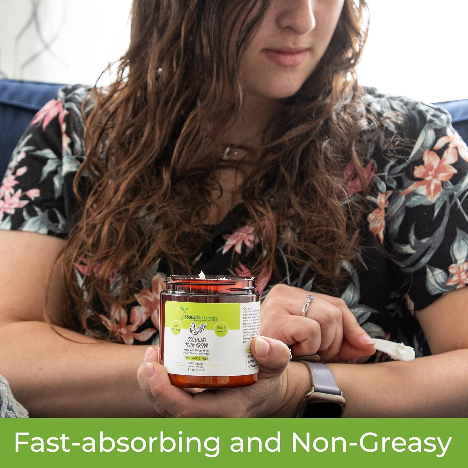 Crema Hidratante Sin Fragancia RaGaNaturals 236 ml - 100% Natural