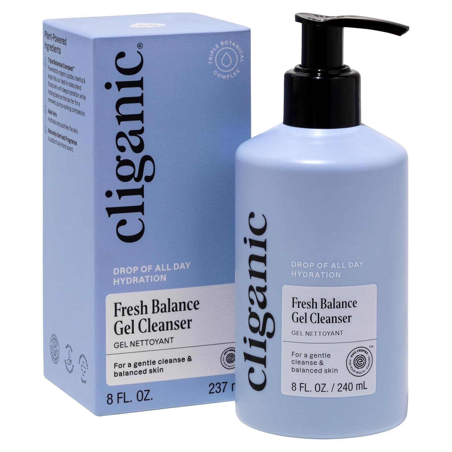 Gel Limpiador Facial Cliganic 283.5g - Hidratante y Suave