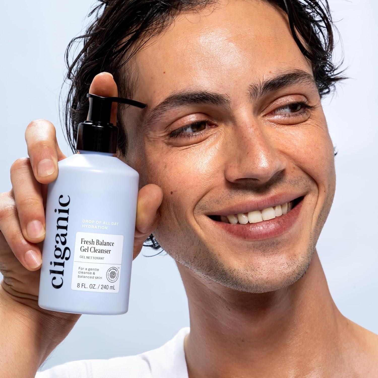 Gel Limpiador Facial Cliganic 283.5g - Hidratante y Suave