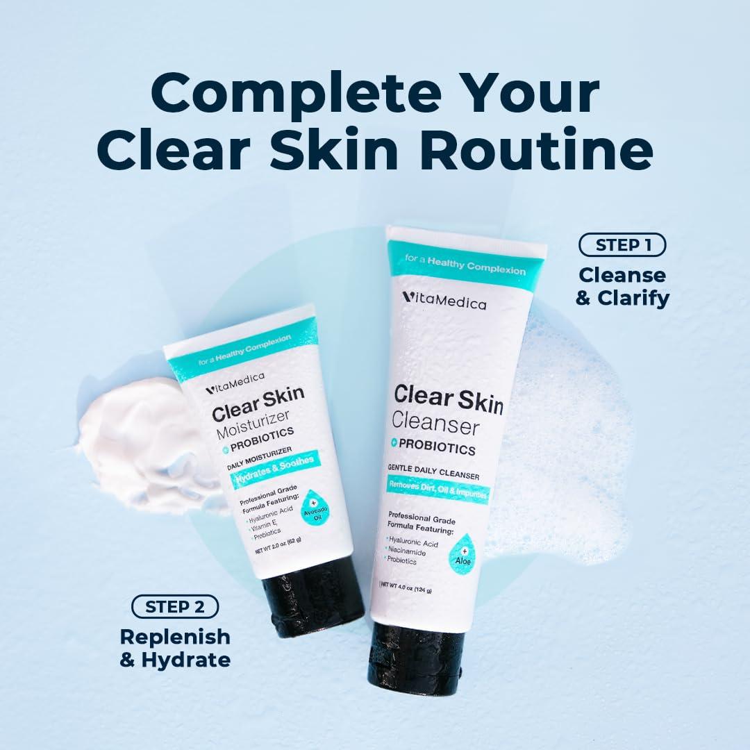 Gel Limpiador Facial Espumoso VitaMedica 118 ml - Probiotico