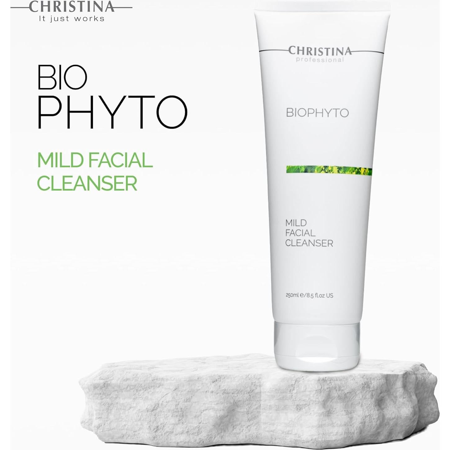 Limpiador Facial Suave Christina Biophyto 250 ml Té Verde Pepino