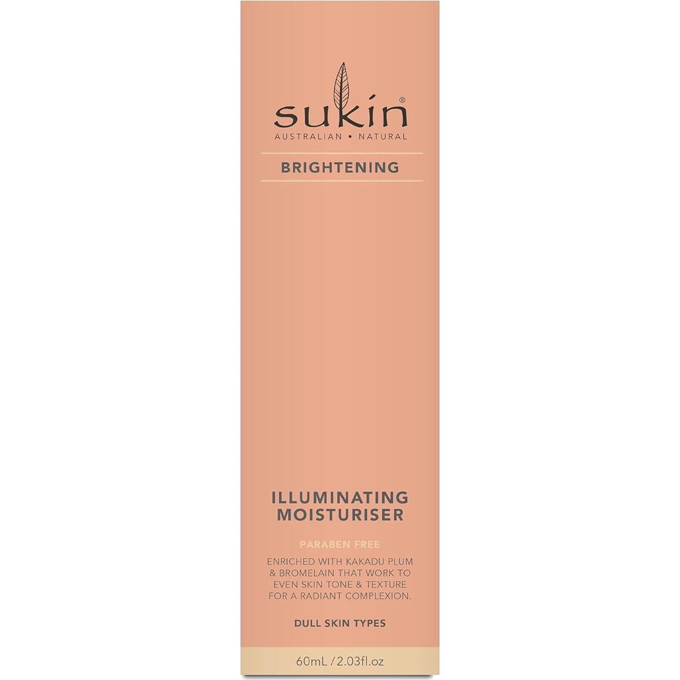 Hidratante Iluminador Sukin con Ciruela Kakadu y Vitamina E 57g
