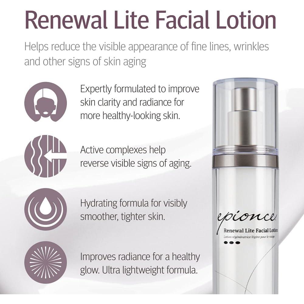 Loción Facial Renovadora Lite Epionce 50ml - Hidratante Anti-Envejecimiento