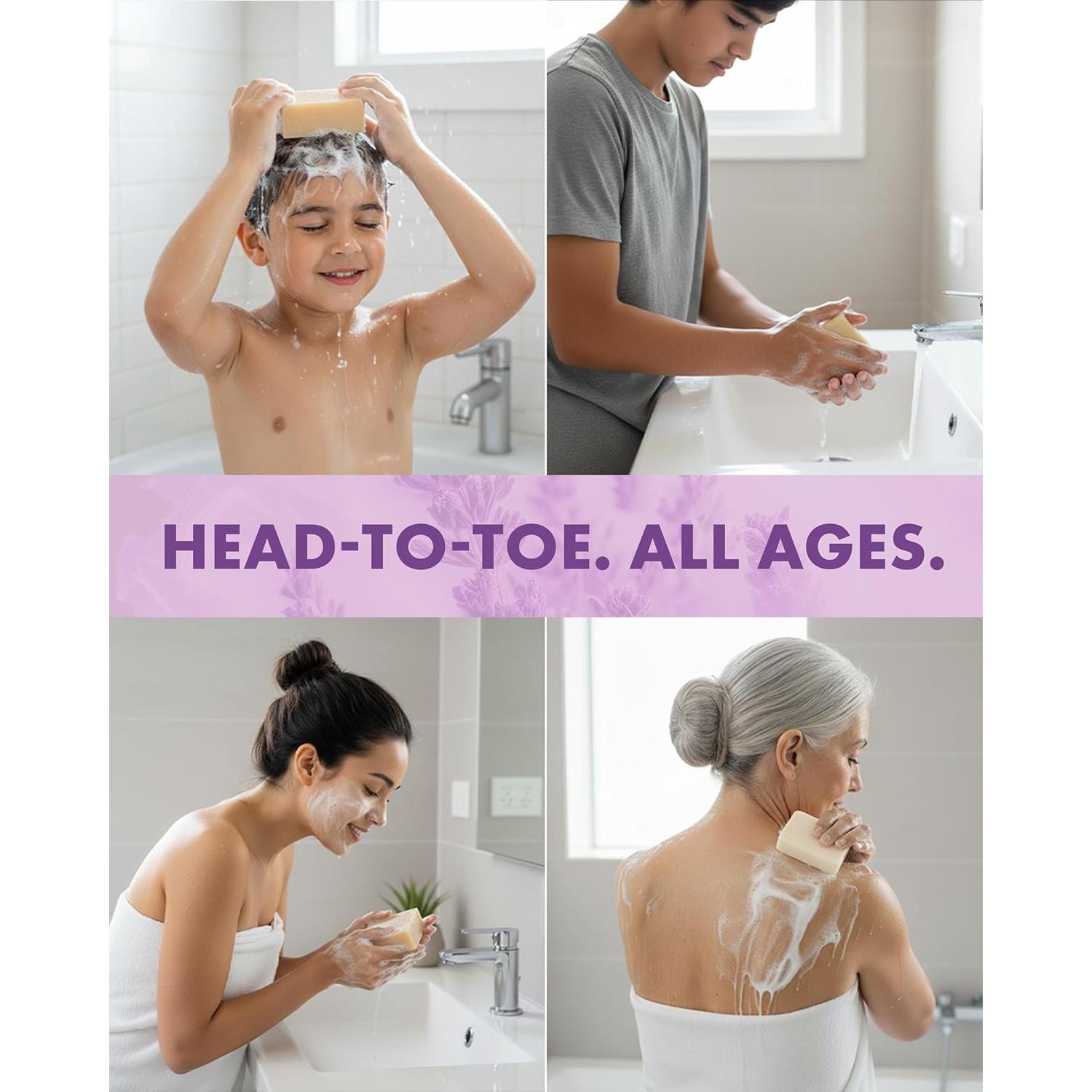 Jabón Natural Probiotico Massey - Lavanda - 3 Barras de 113g