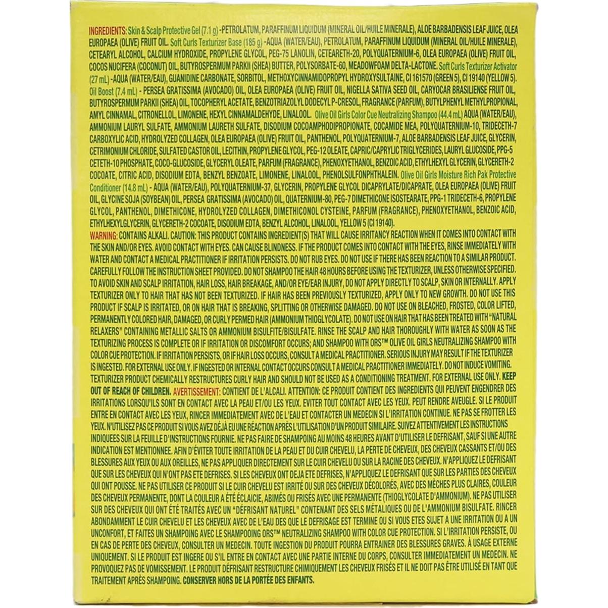 Kit de Suavizado de Textura ORS Olive Oil Girls - 1 Unidad