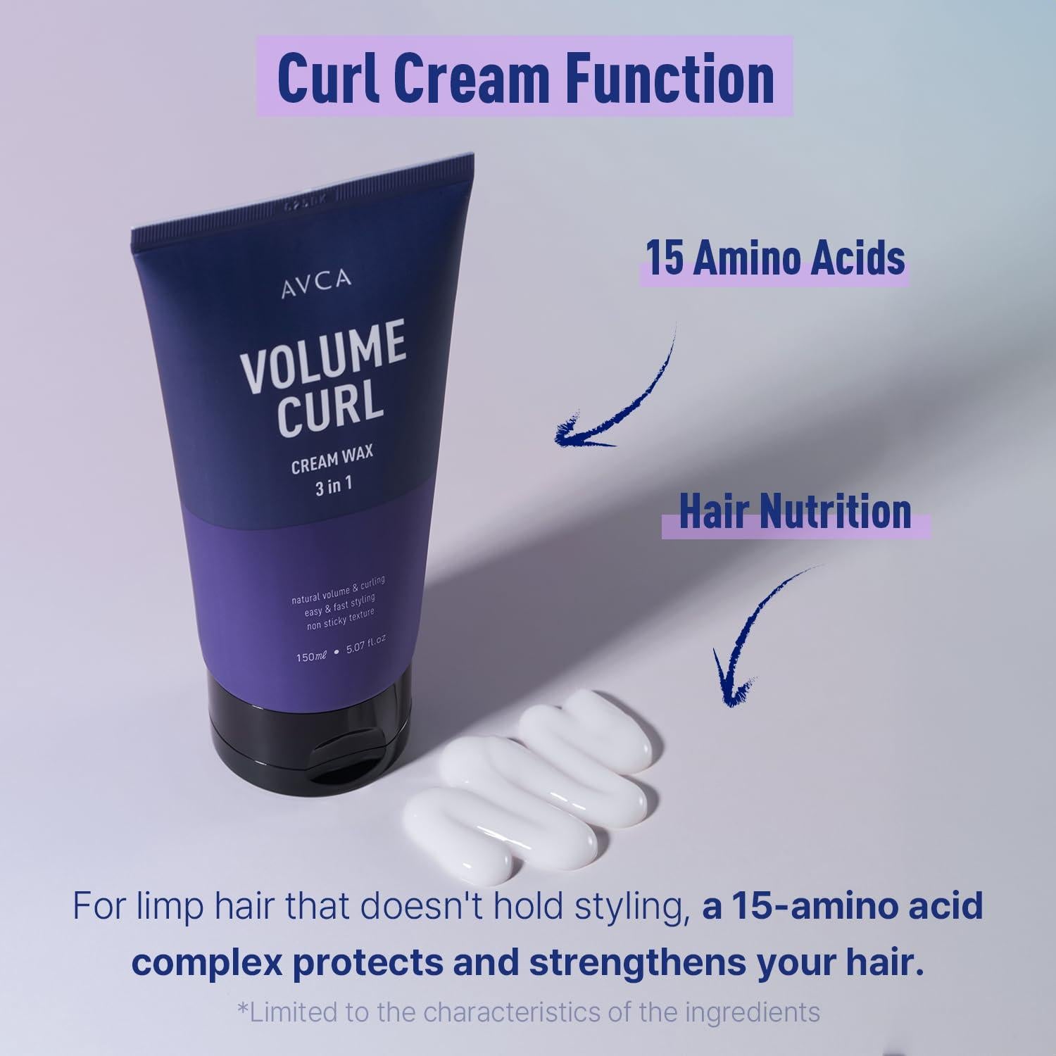 Crema de Volumen AVCA 3 en 1 para Rizos 150ml Control Frizz