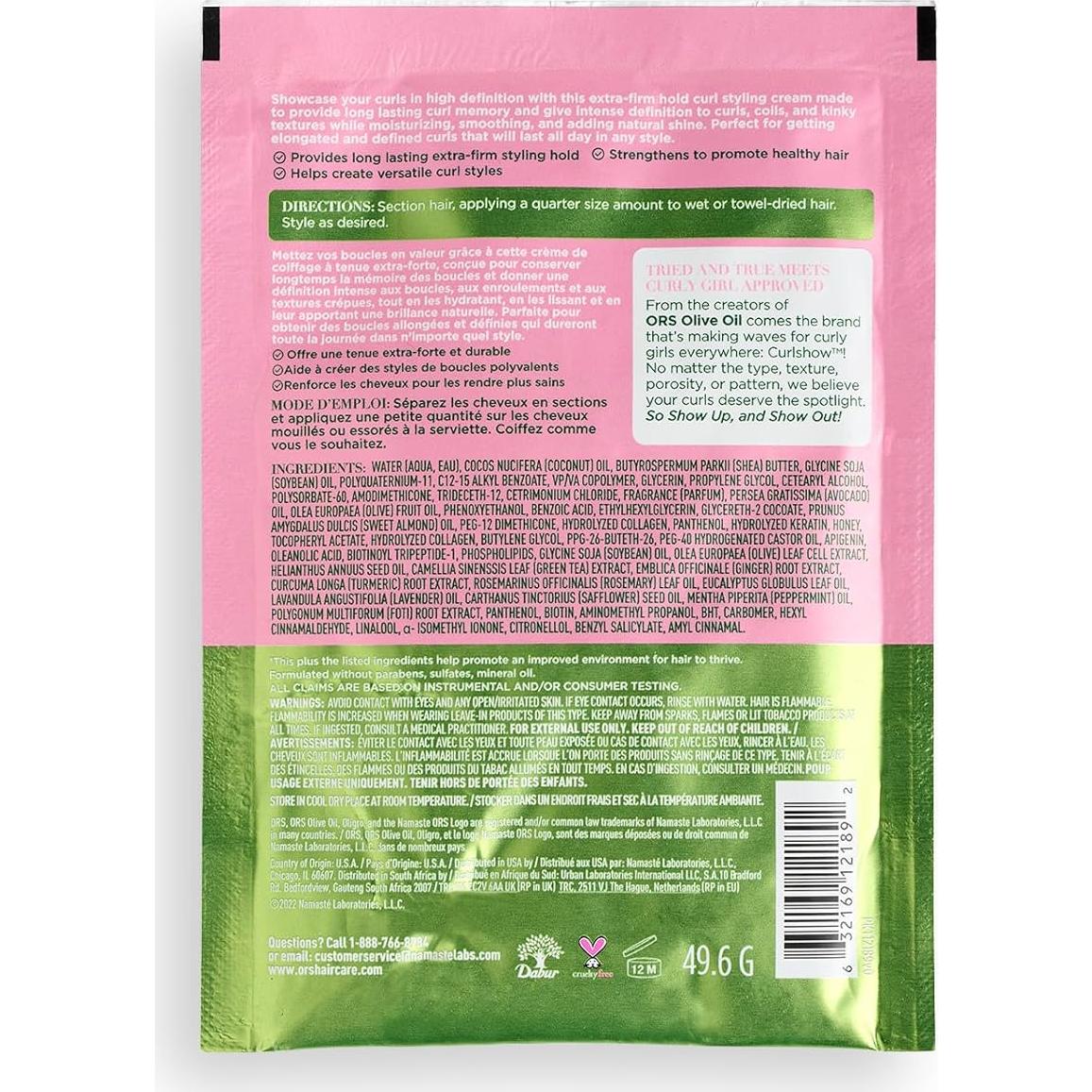 Crema Multiusos ORS Aceite de Oliva 49.6g - Hidrata y Fortalece