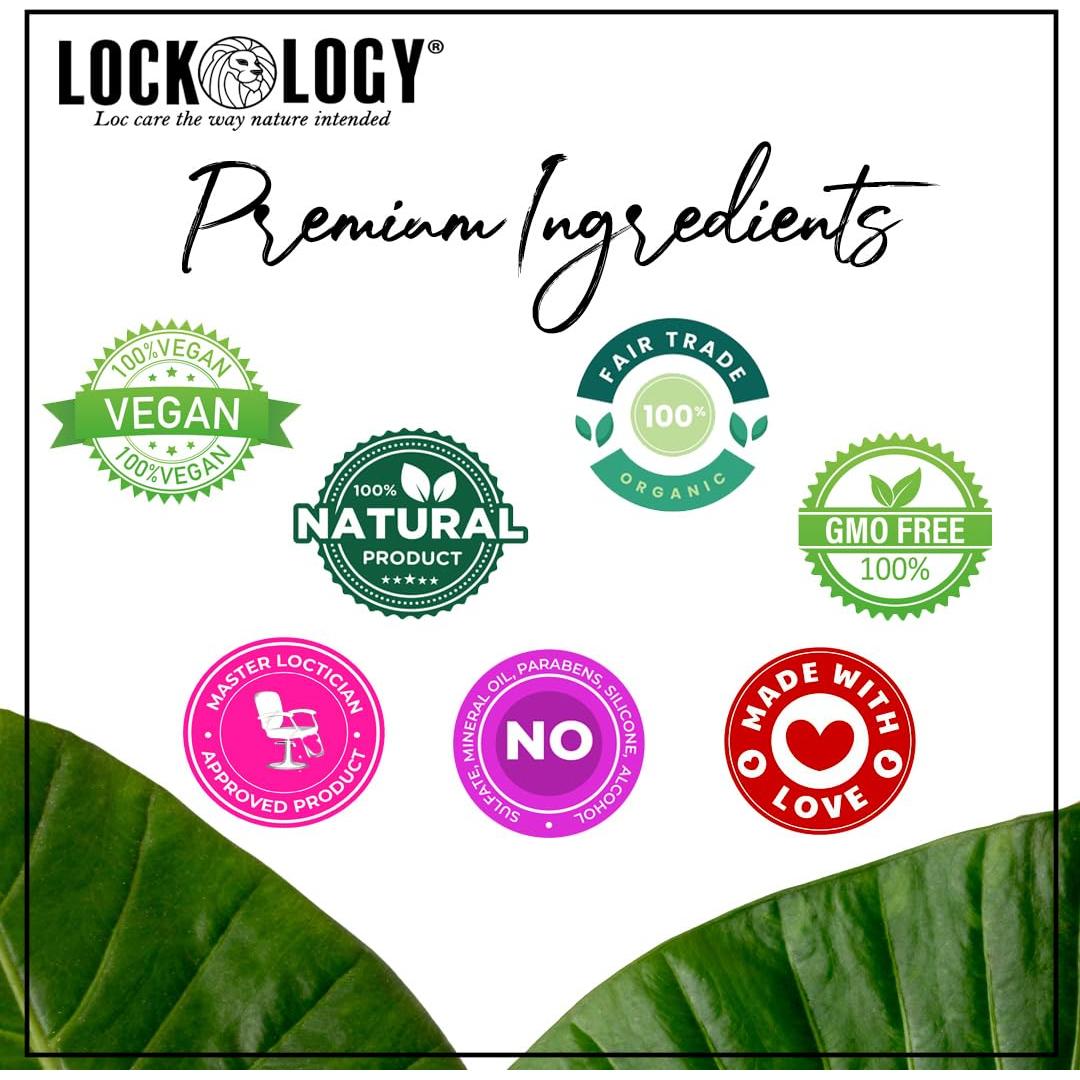 Mantequilla Loc Lockology 240g - Natural Menta y Árbol de Té