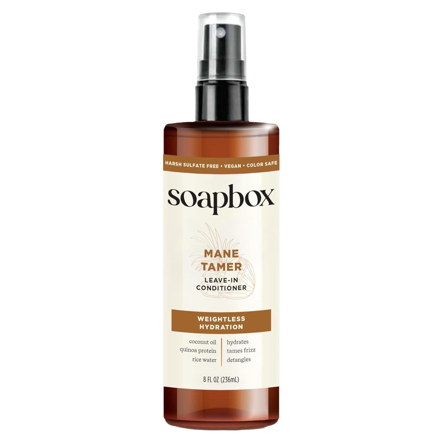 Spray Acondicionador Sin Enjuague Soapbox Mane Tamer 227ml