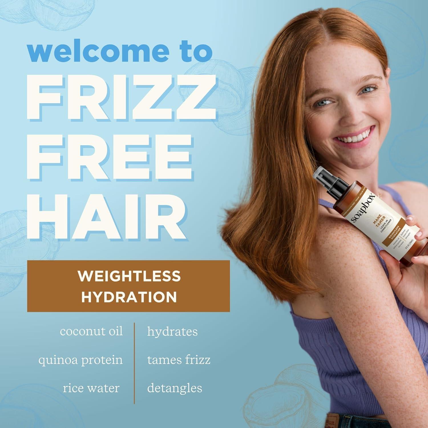 Spray Acondicionador Sin Enjuague Soapbox Mane Tamer 227ml