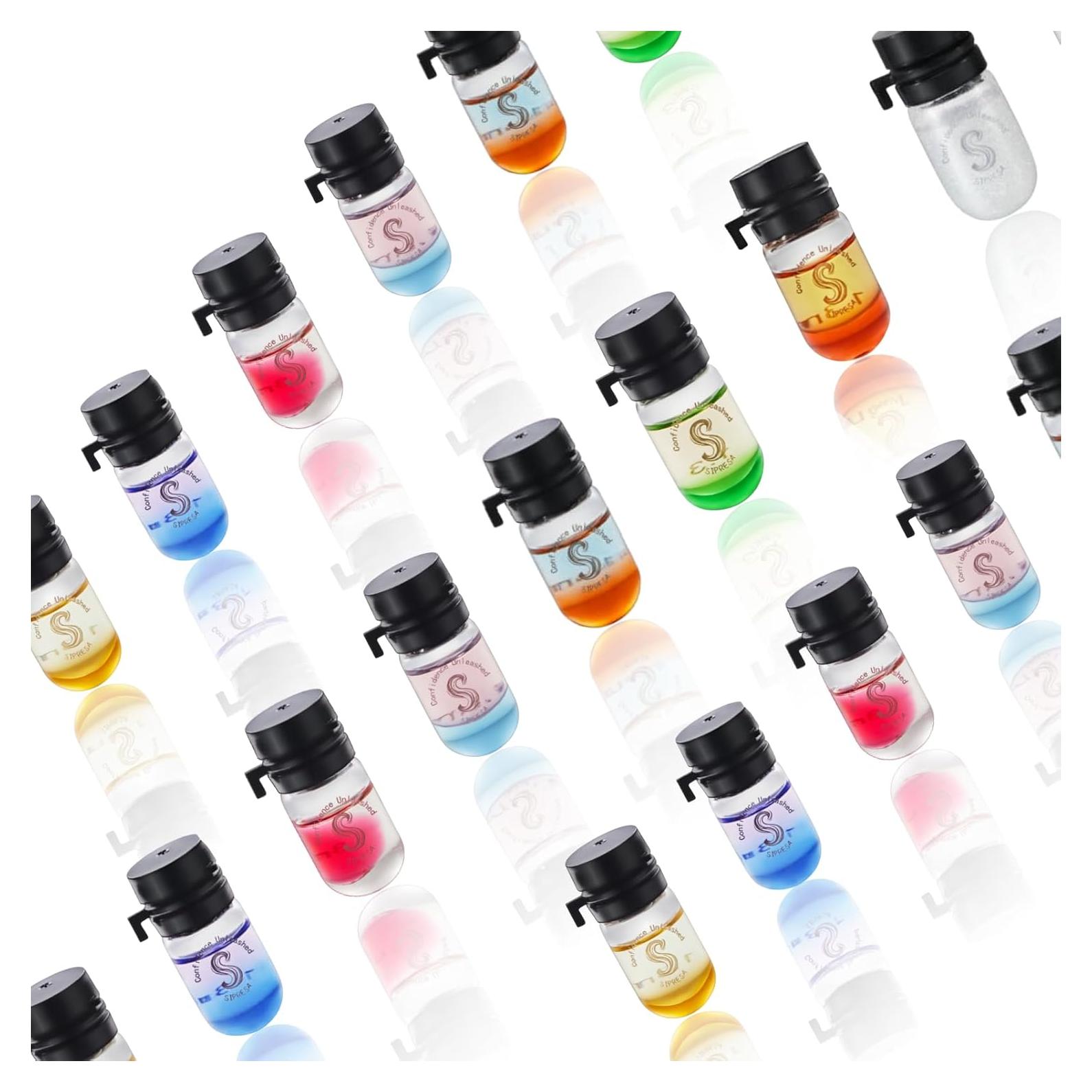 Set 36 Aceites de Perfume para Cabello Splash'n Shine 1.3ml