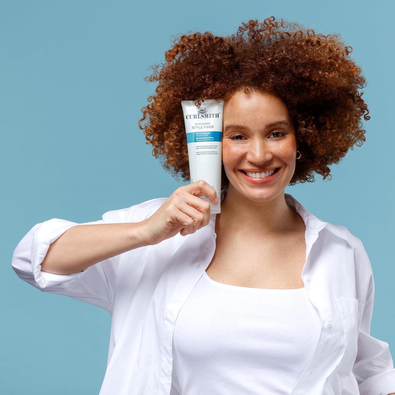 Gel Fijador de Rizos Curlsmith 59 ml - Fijación Fuerte y Vegano