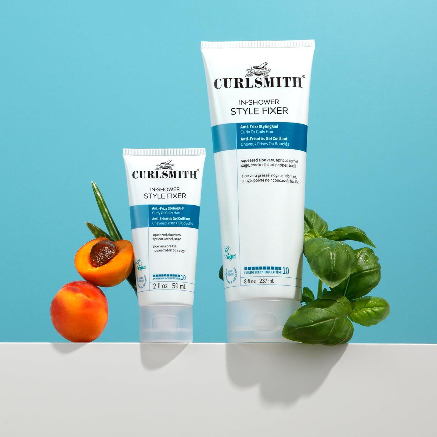 Gel Fijador de Rizos Curlsmith 59 ml - Fijación Fuerte y Vegano