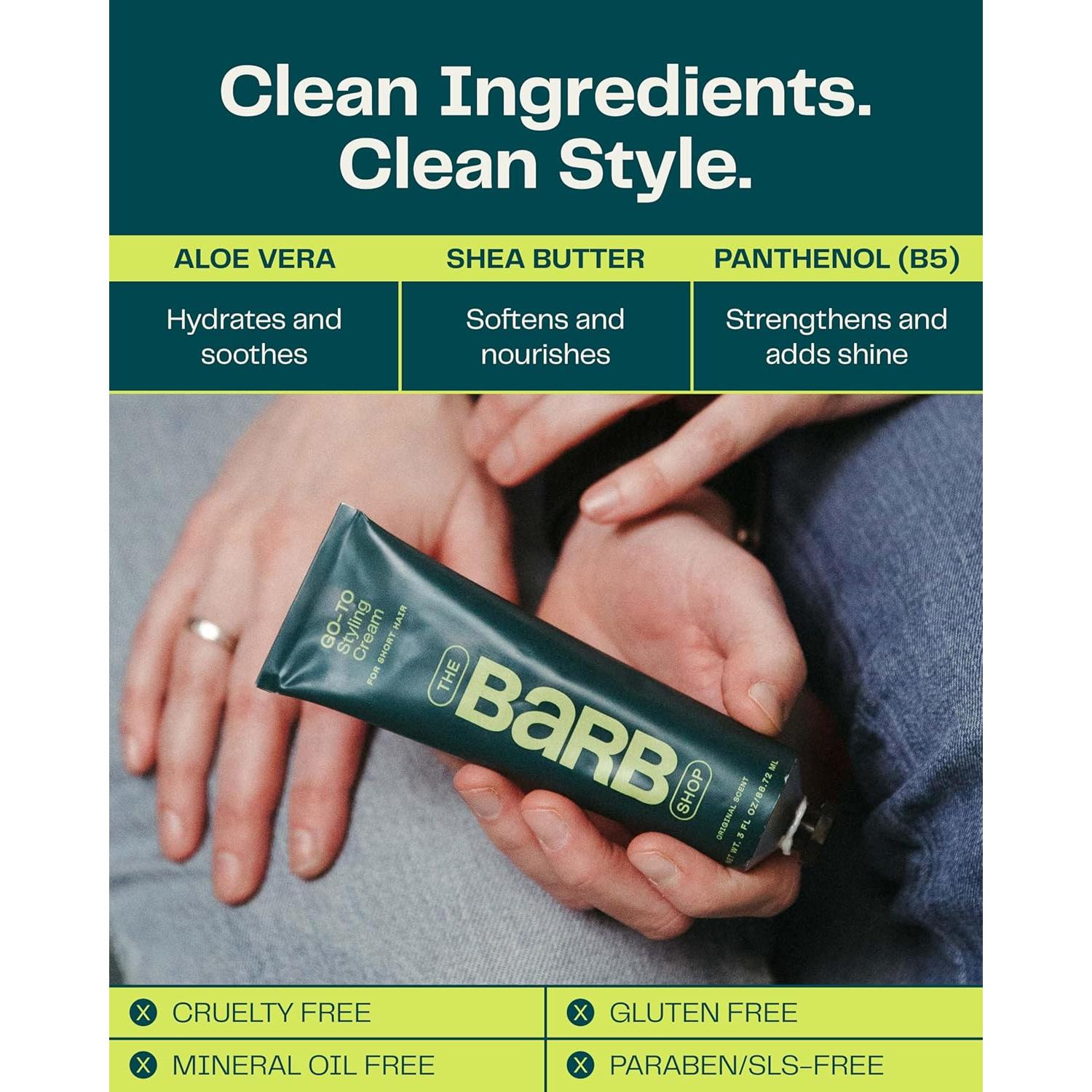 Crema de Estilo Barb para Cabello Corto - Suave Sujeción 88.72 ml