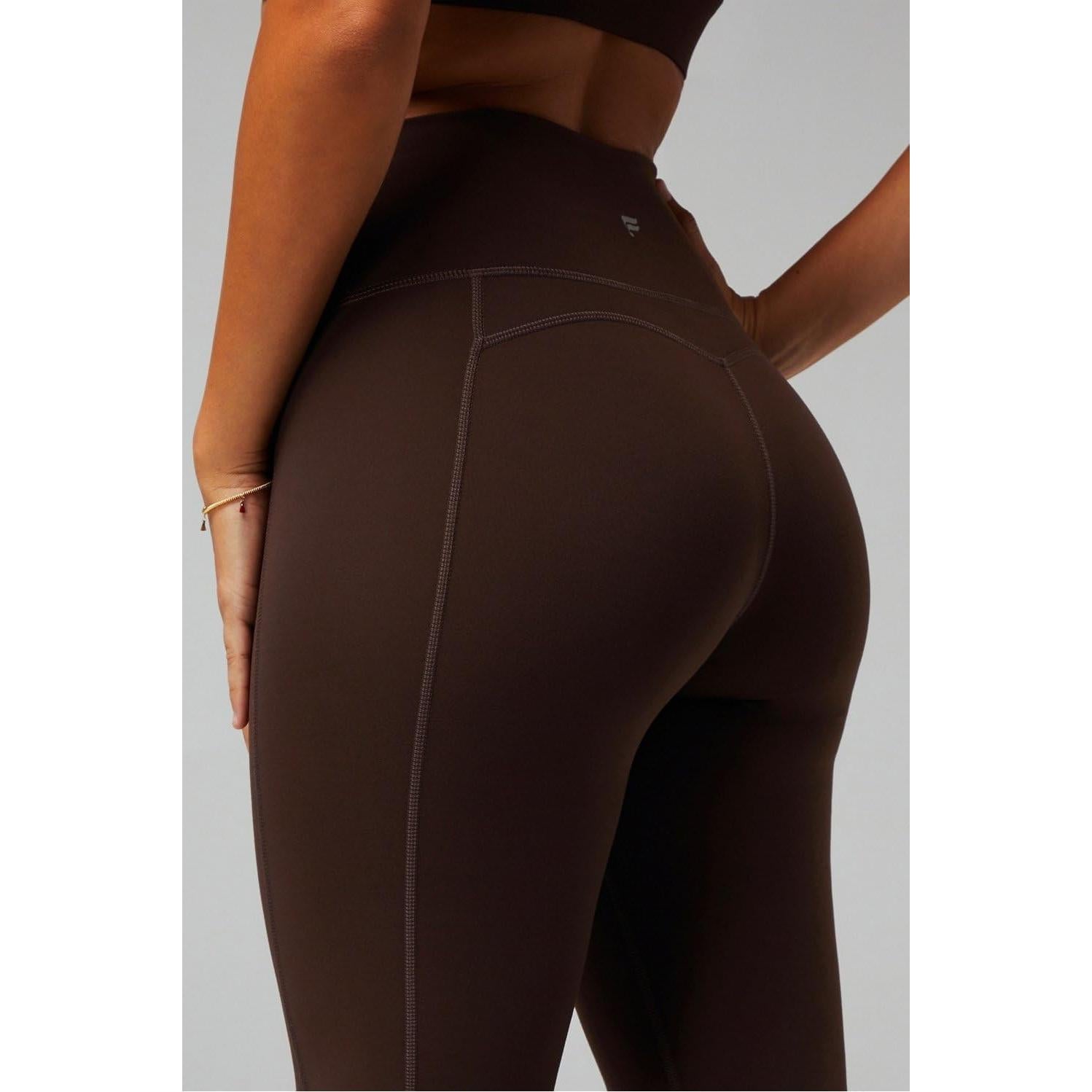 Pantalones Acampanados Fabletics Pureluxe Mujer Cacao