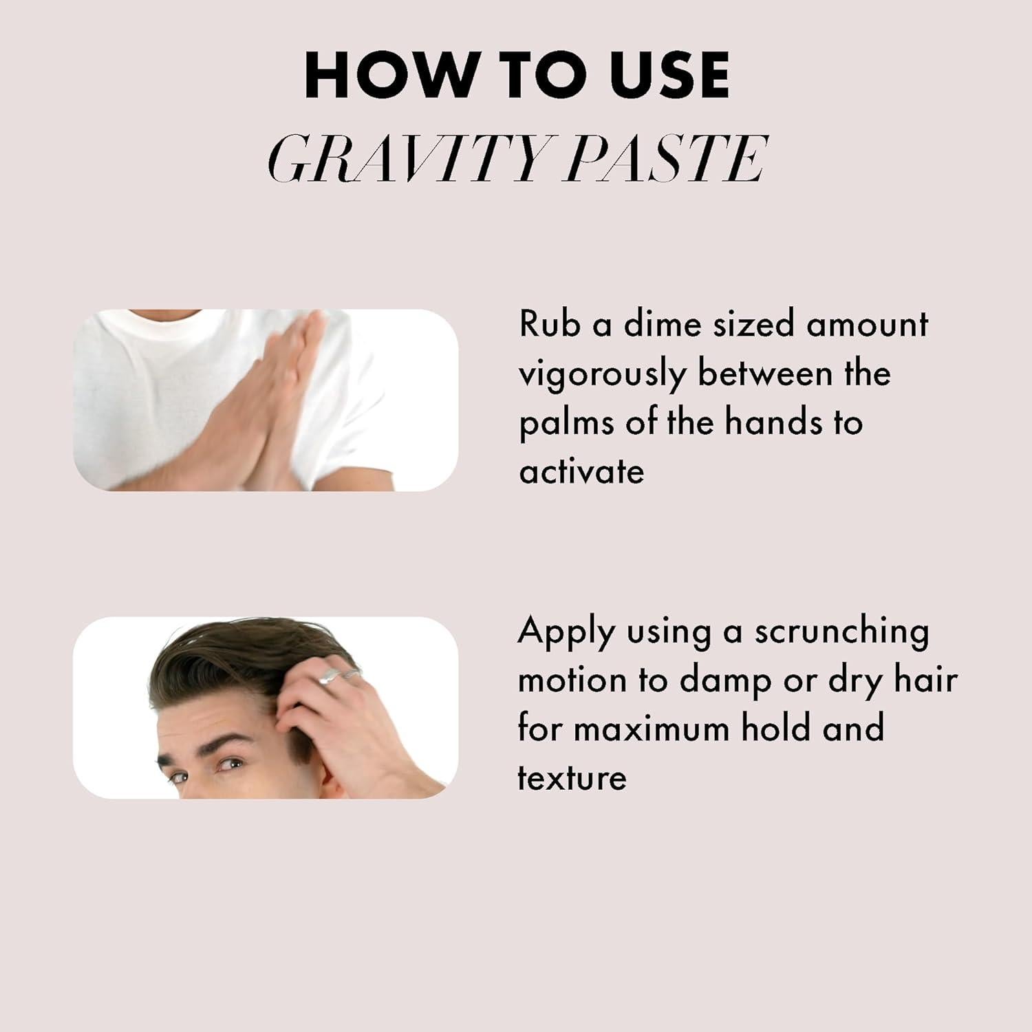 Pasta de Estilo Hanz de Fuko Gravity - 56.7 g, Fuerte Sujeción