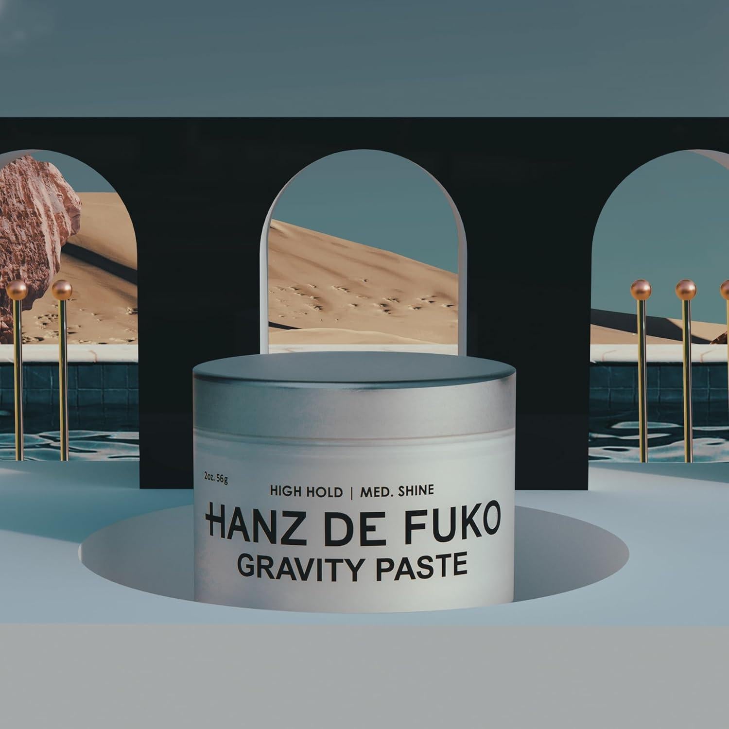 Pasta de Estilo Hanz de Fuko Gravity - 56.7 g, Fuerte Sujeción