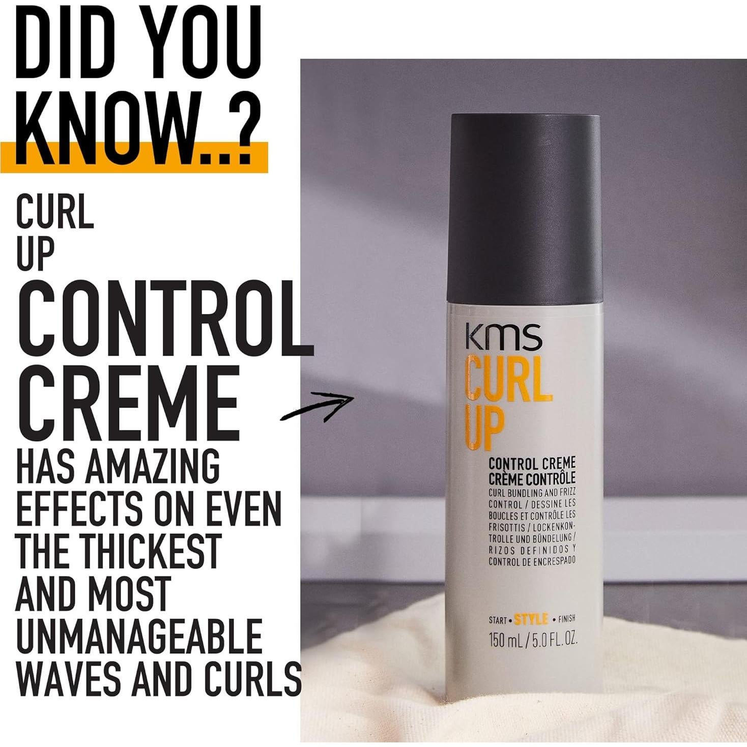 KMS Curlup Control Crème 148 ml - Crema para Cabello Rizado