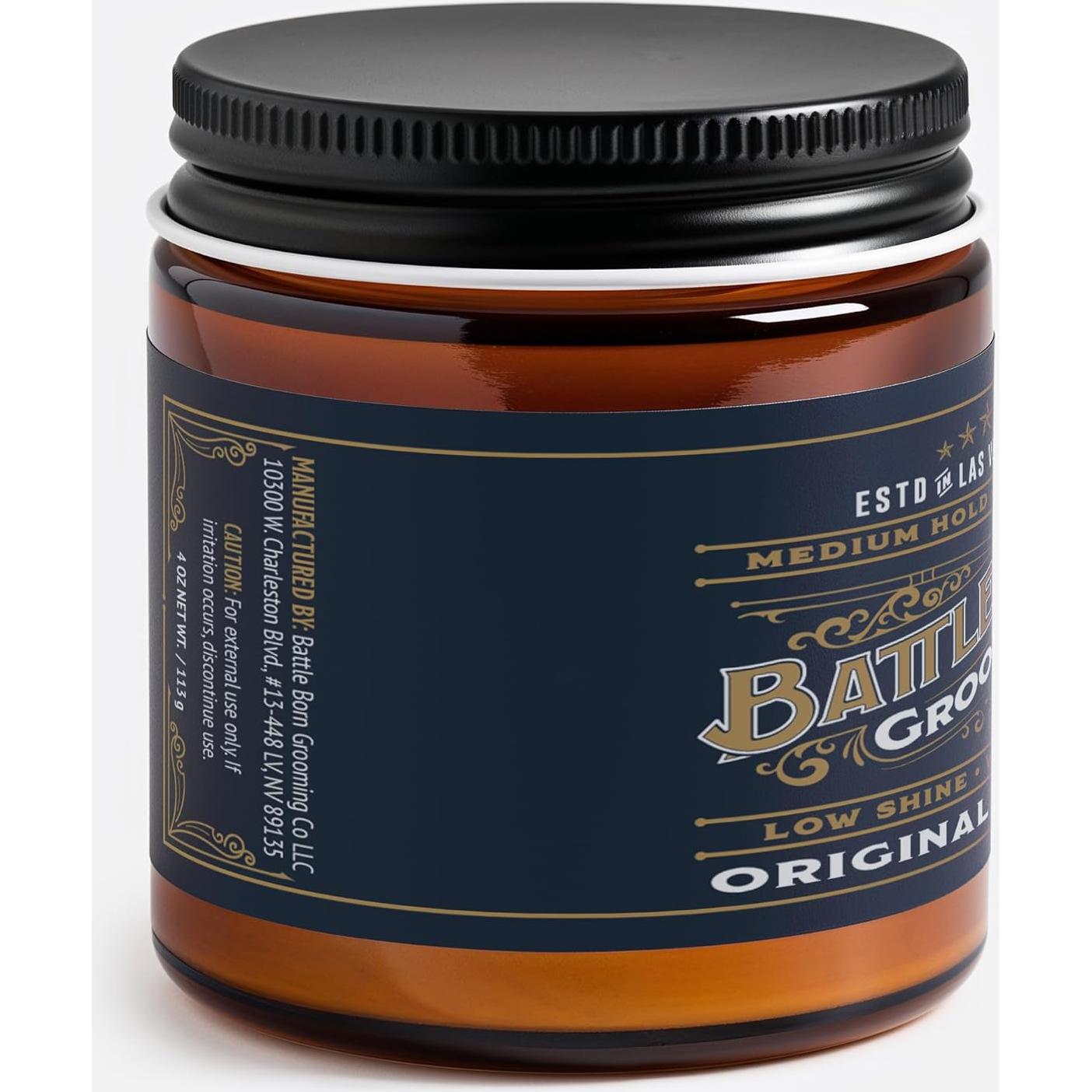 Pomada Original Sin Fragancia Battle Born 113.4 g - Sujeción Media