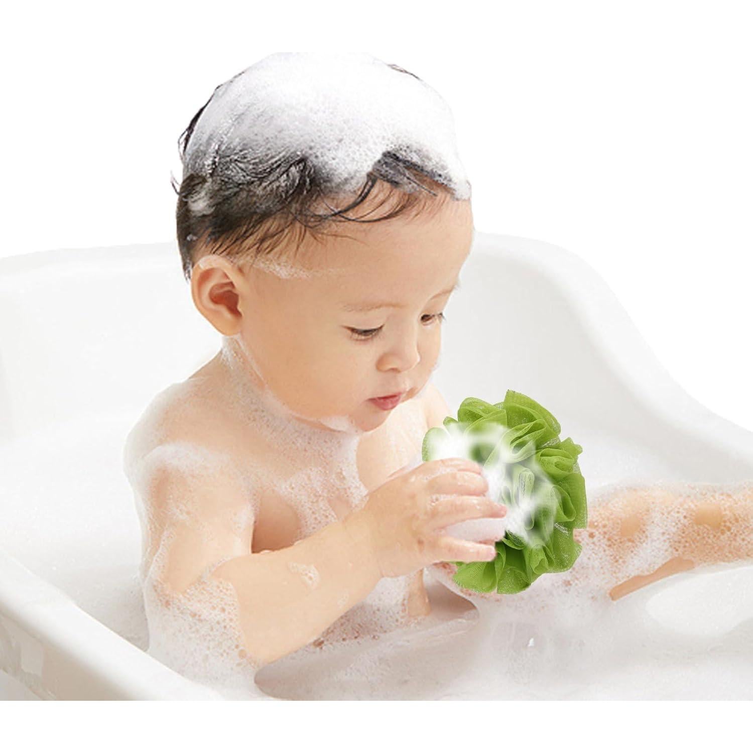 Esponja de Baño Aguacate para Niños - Exfoliante Lufa 13x15cm