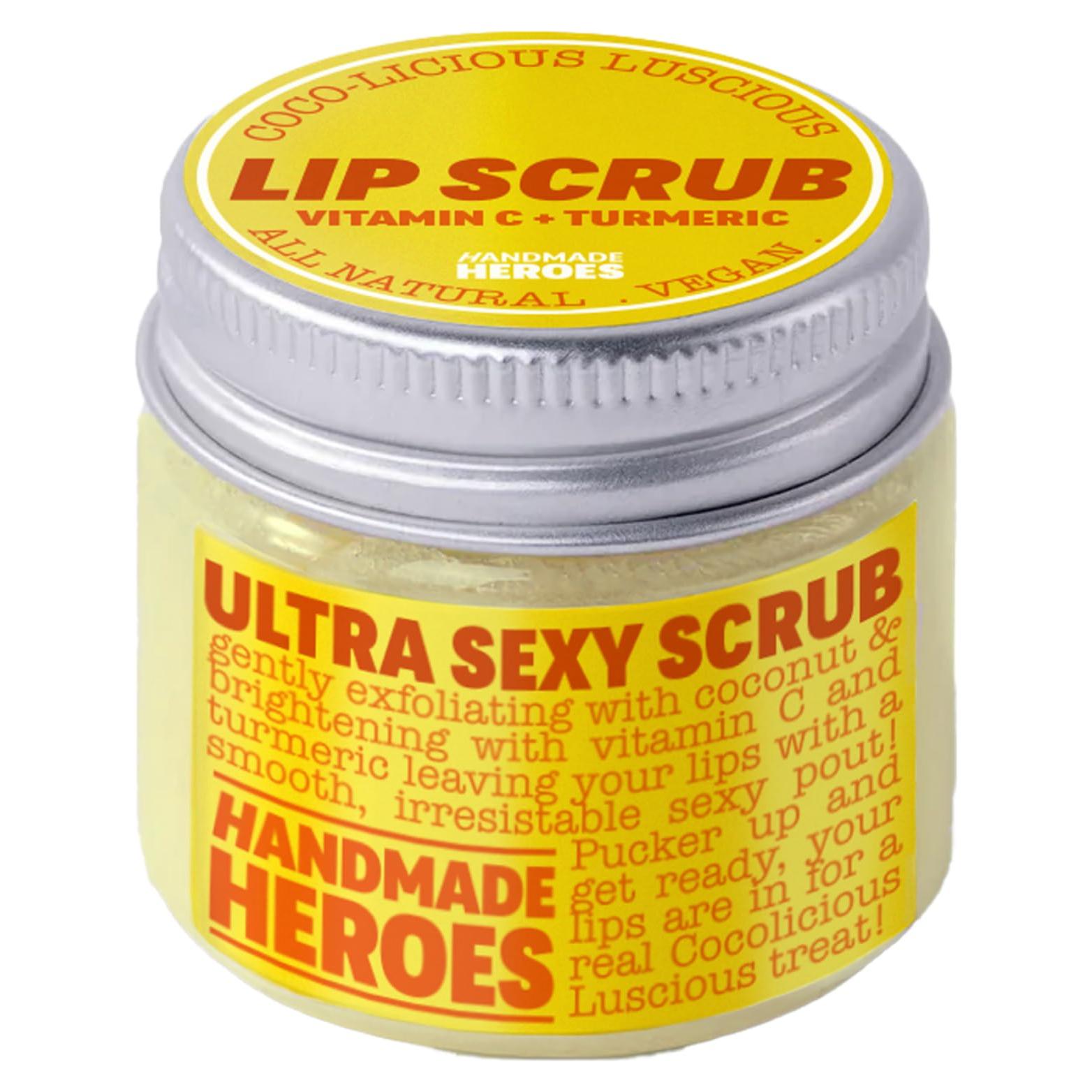 Exfoliante Labial Vegano Handmade Heroes con Cúrcuma 28g