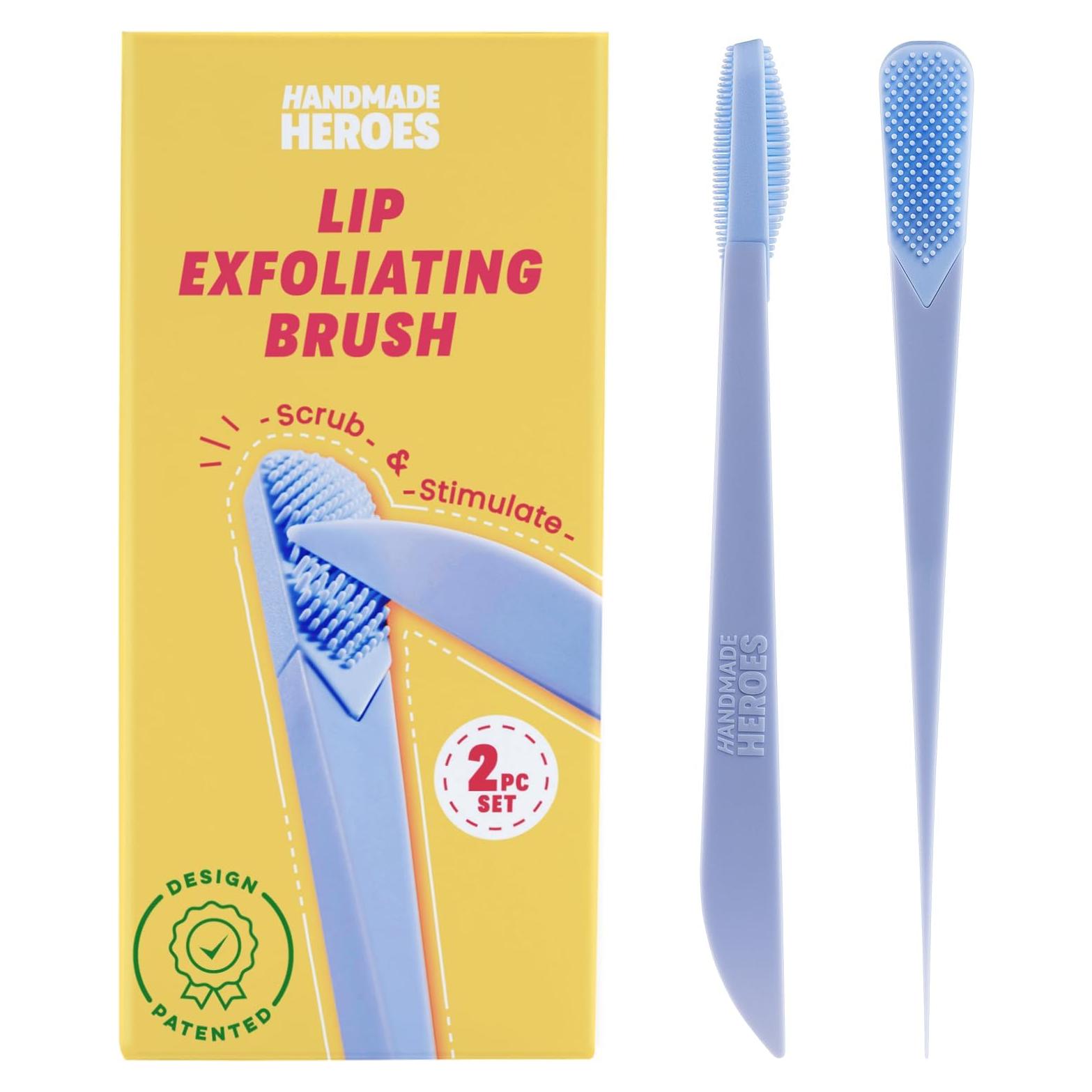 Brocha de Labios Handmade Heroes - Exfoliador Reutilizable 2pc