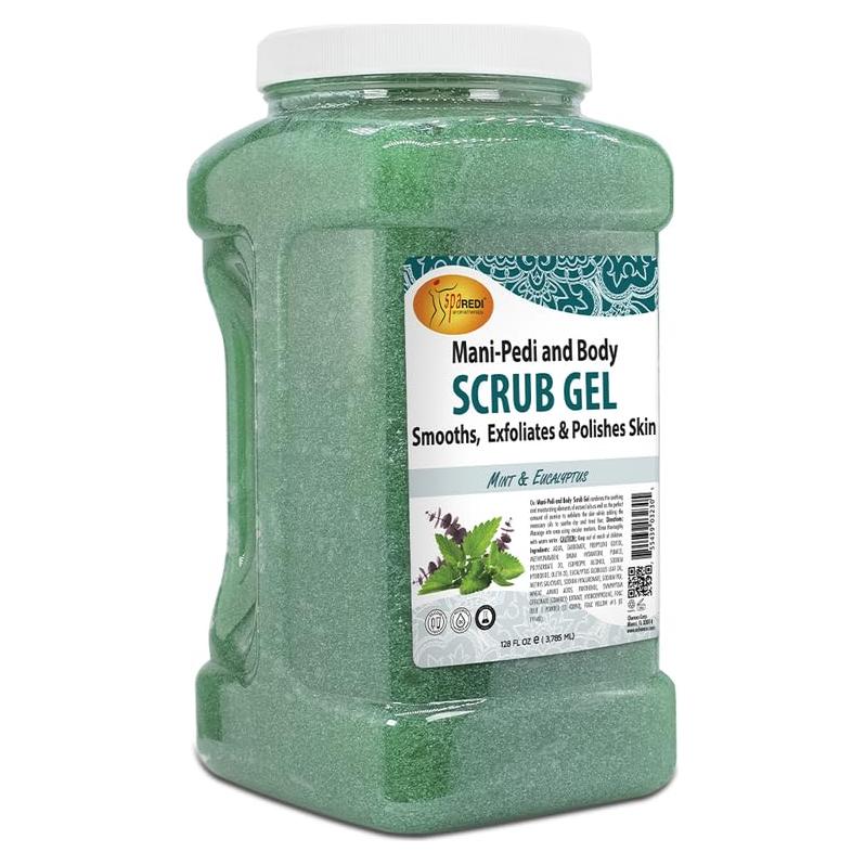 Gel Exfoliante SPA REDI de Pómez, Menta y Eucalipto 3.63 L