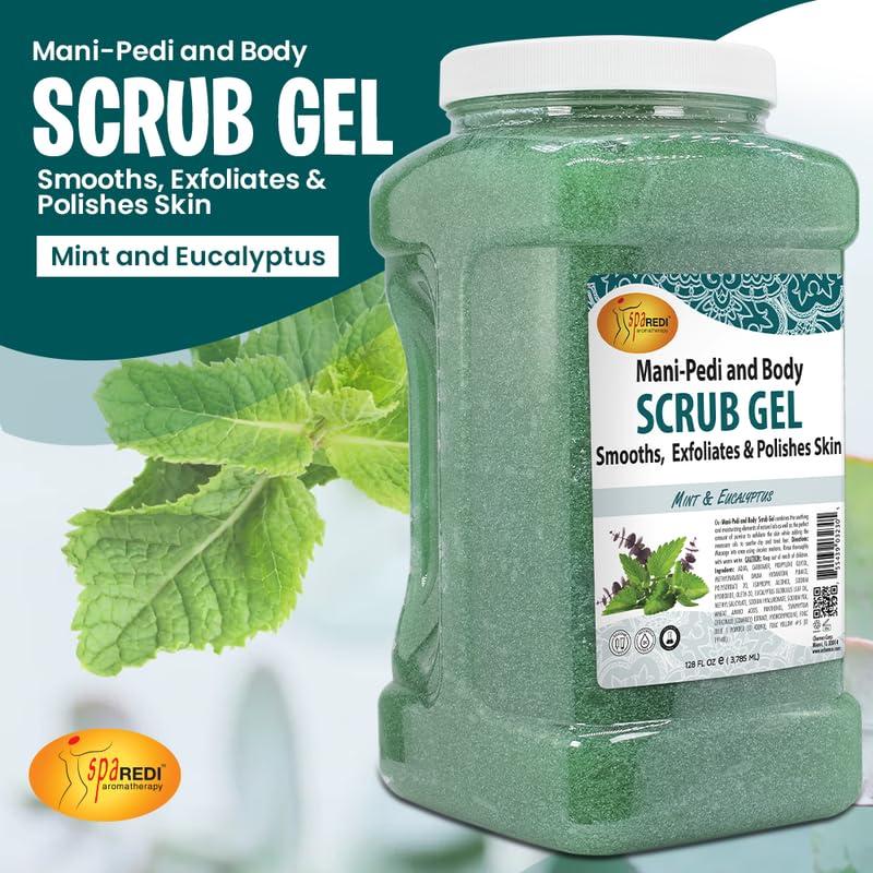 Gel Exfoliante SPA REDI de Pómez, Menta y Eucalipto 3.63 L
