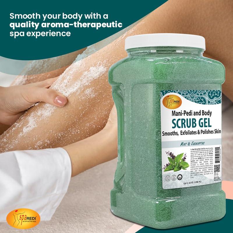 Gel Exfoliante SPA REDI de Pómez, Menta y Eucalipto 3.63 L