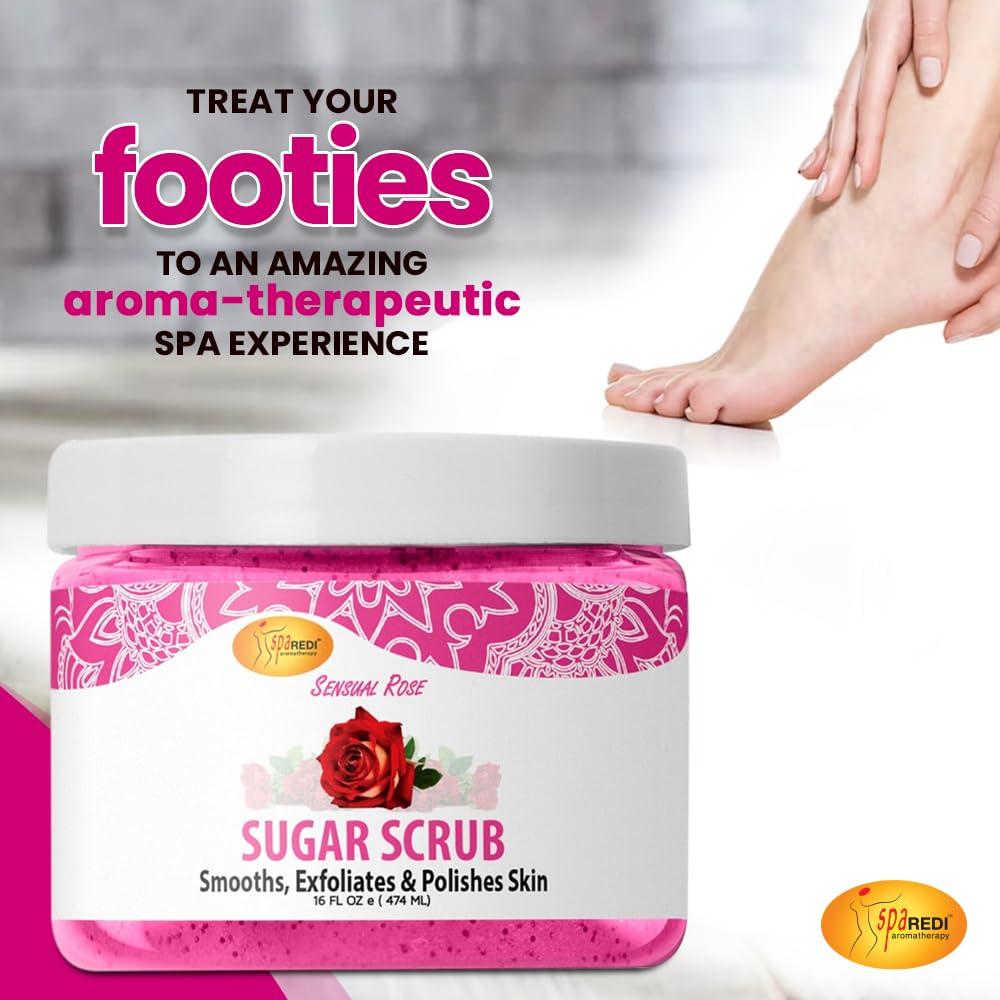 Exfoliante Corporal SPA REDI Azúcar Rosa Sensual 453 g