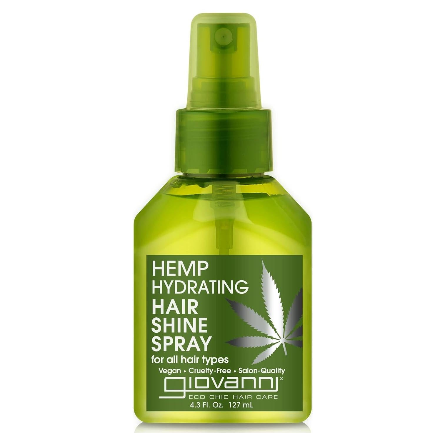 Spray Brillante Hidratante GIOVANNI para Cabello de Cáñamo 127.6 ml