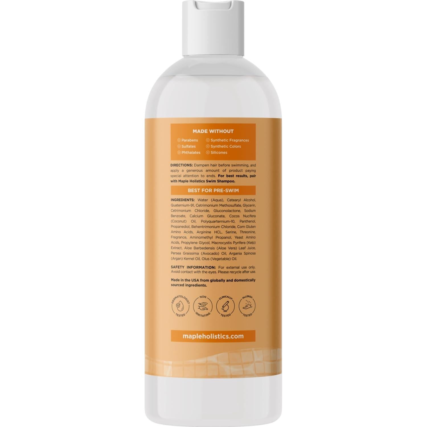 Protector Capilar Pre Natación Maple Holistics 236 ml - Anti Cloro
