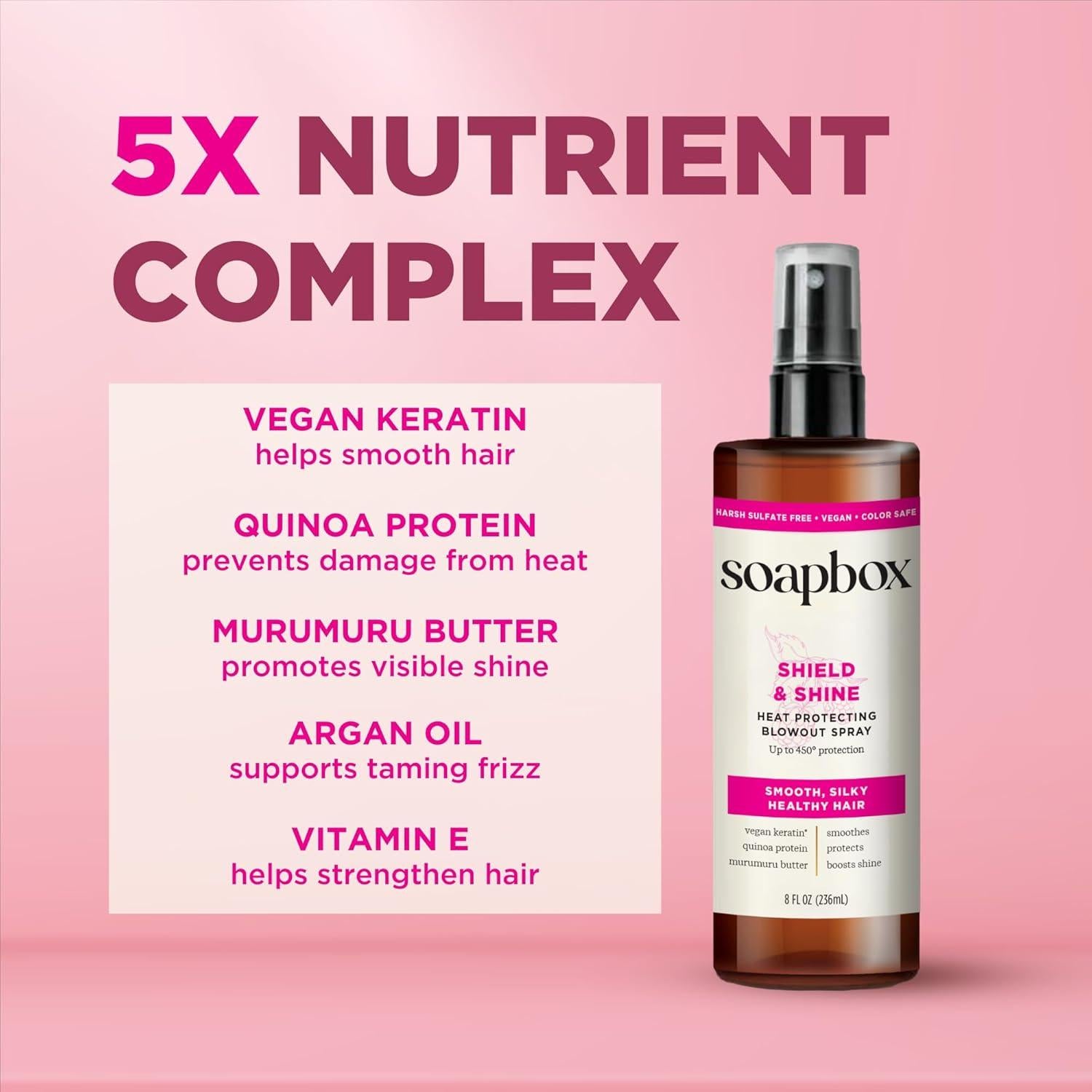 Spray Protector Térmico Soapbox 226ml - Antifrizz y Brillo