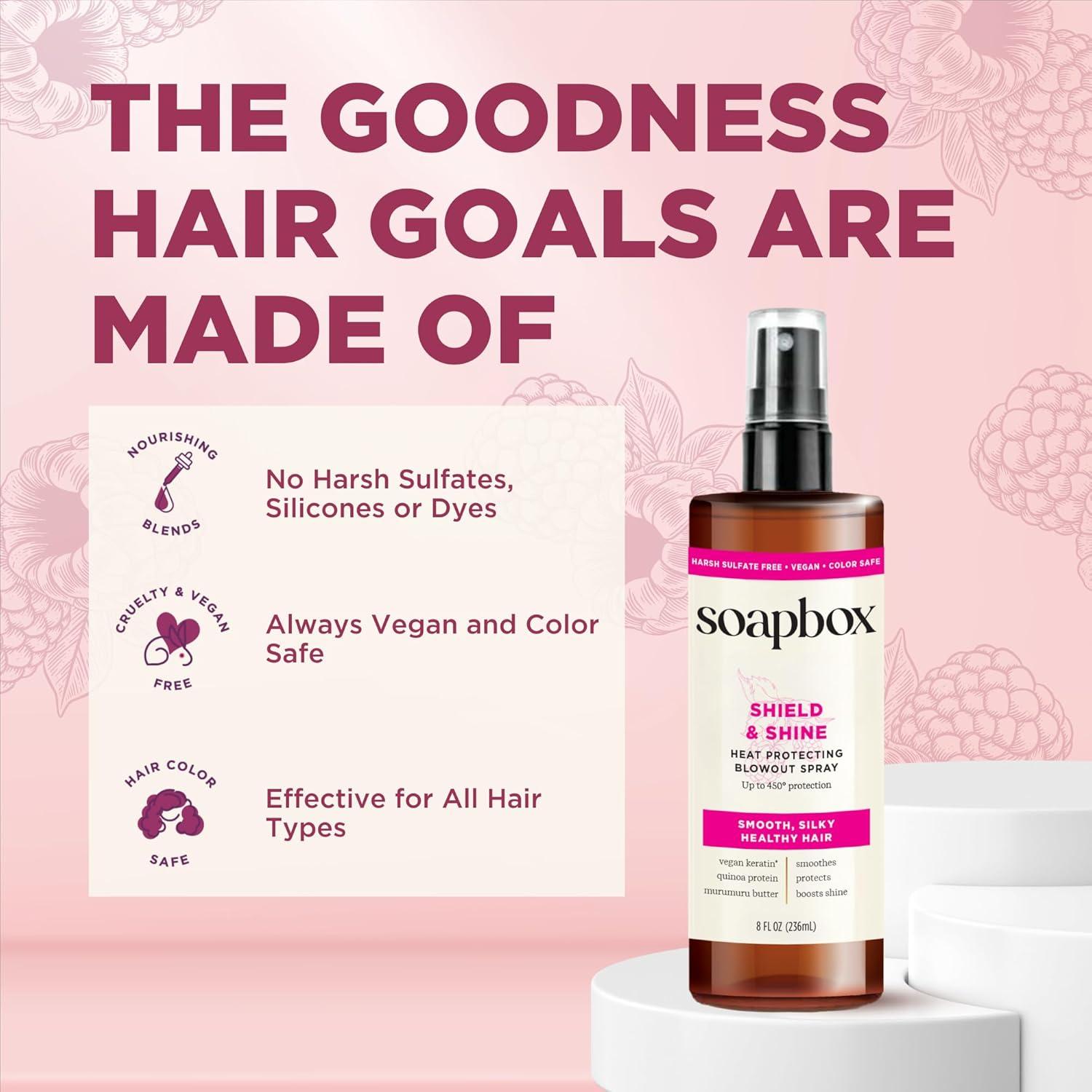 Spray Protector Térmico Soapbox 226ml - Antifrizz y Brillo