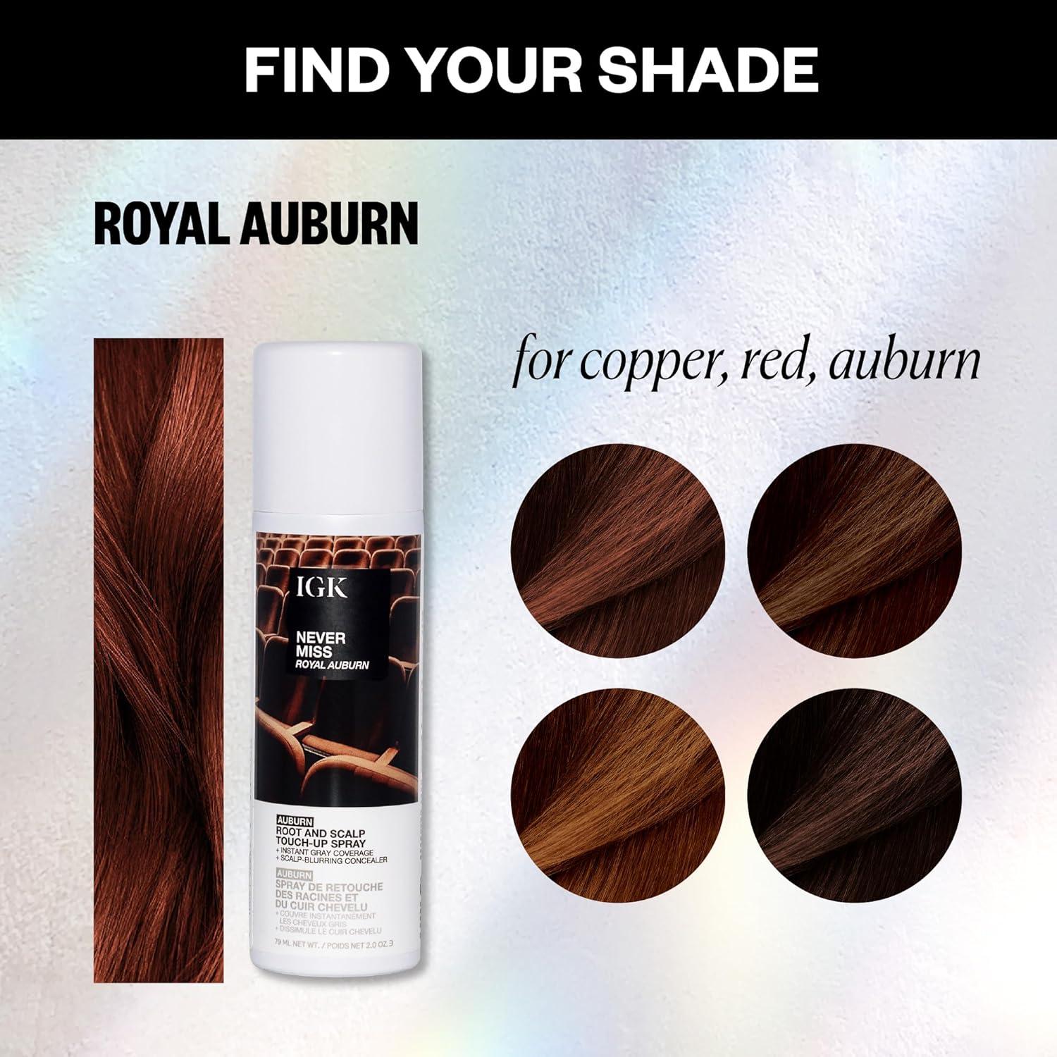 Spray Corrector de Raíces IGK Hair 56.7 ml - Castaño