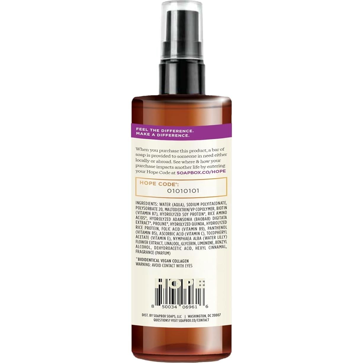 Spray Voluminizador para Cabello Soapbox Lift Me Up 226ml